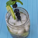 Mint Infused Vodka & Blueberry Mojito
