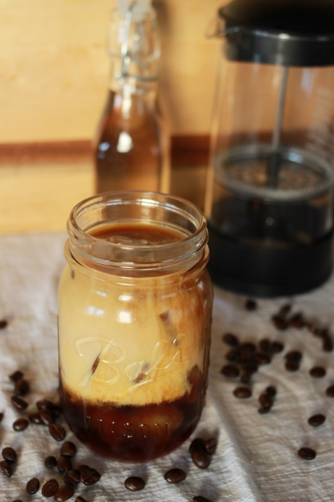 cold brewed coffee