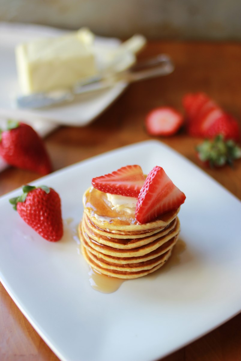 Mini Pancakes | recipe for regular and lite version