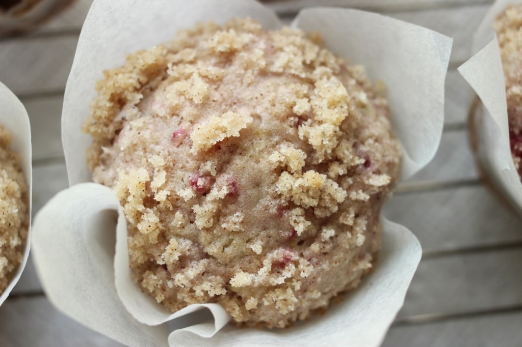 raspberry streusel muffins